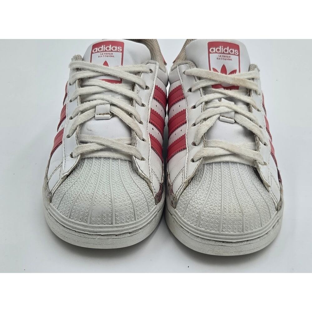Adidas Superstar Her Studio London White Hazy Rose Kids Size 2 - Picture 6 of 8